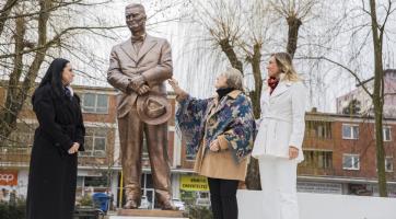 V Otrokovicích slavnostně odhalili sochu Jana Antonína Bati