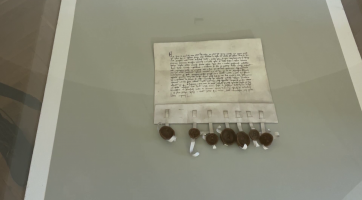 První písemnou zmínku o městě vystavili na zámku