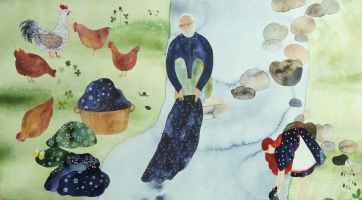 Galerie představuje Apolenku z modrotisku