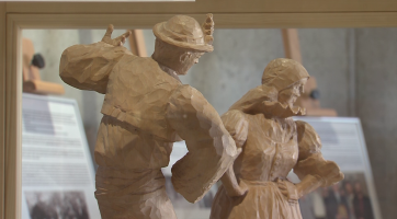 Práce Františka Gajdy a jeho následovníků byly k vidění ve Staré škole