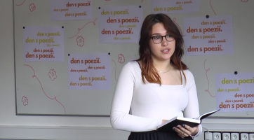 V knihovně Masarykova gymnázia se uskutečnil Den s poezií