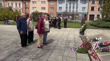 Vedení města a veřejnost uctily oběti druhé světové války