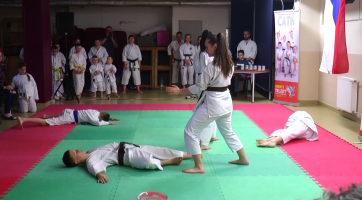 Vsetínští a ukrajinští karatisté spolu trénovali téměř dva měsíce