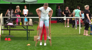 Na stadionu se konal dětský den