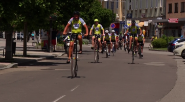 Cyklotour Na kole dětem projela Hodonínem