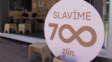 V centru města narazíte na designový infopoint 