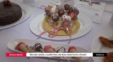 Řád zlaté vařečky v soutěži Peče celá škola získali Dortíci a Rockeři