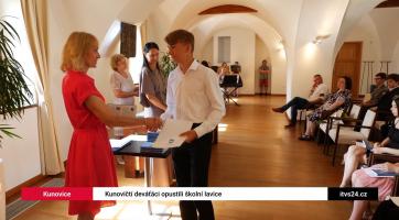Kunovičtí deváťáci opustili školní lavice
