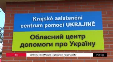 Centrum pomoci Ukrajině se přesune do nových prostor