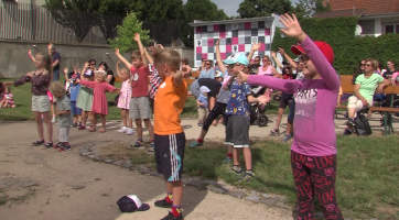 Pavel Novák přijel rozhýbat děti do Uherského Brodu