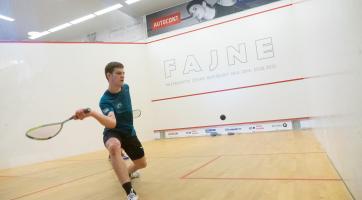 Squashista Panáček z Uherského Hradiště triumfoval jako nejmladší hráč v historii na Ostrava Squash Open