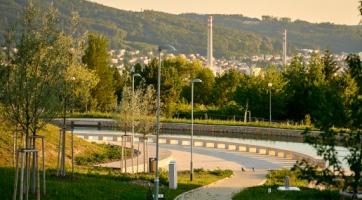 Nový vodní biotop na Jižních Svazích byl slavnostně otevřen