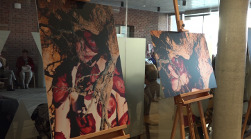 V Kunovicích vystavuje Vladimír Kodrla a jeho vnučka