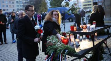 Zástupci města i kraje si připomněli sametovou revoluci