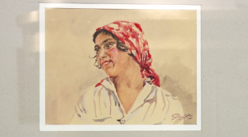 Výstava Ludvíka Ehrenhafta ukazuje i obrazy z místních domácností