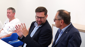 Hodonínskou nemocnici navštívil náměstek hejtmana Jiří Nantl