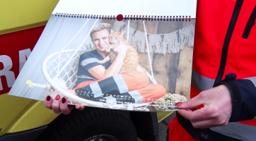 Jihomoravští záchranáři se před objektiv postavili s koněm i husami