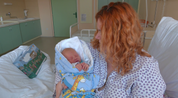 Prvním hodonínským miminkem roku je Marek Růžička 