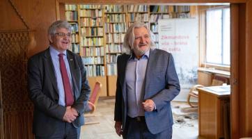 Zikmundovu vilu ve Zlíně navštívil velvyslanec Norska