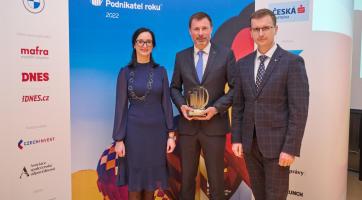 Podnikatelem roku Zlínského kraje se stal Tomáš Dudák z plastikářské firmy SPUR