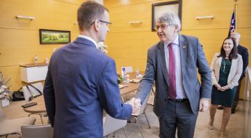 Norský velvyslanec navštívil hejtmanství