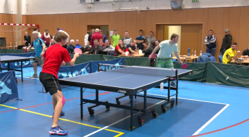 Stolní tenisté hráli o Pohár starostky obce