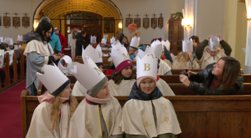 Tříkrálová sbírka začala v Ostrožské Nové Vsi slavnostním požehnáním