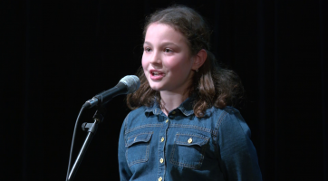 Adéla Skalková postoupila do finále pěvecké soutěže ZUŠ Folklorika