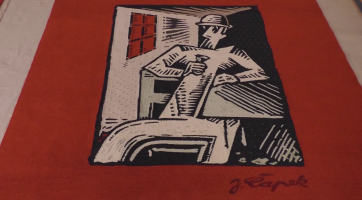 Meziříčská gobelínka vystavuje na Pražském hradě