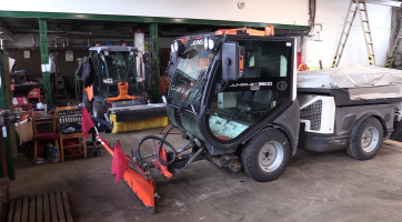 Zimní údržba ve Veselí zatím probíhá bez velkých problémů