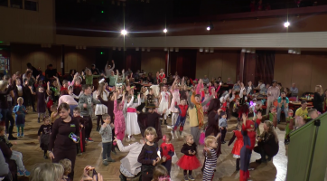 Dětský karneval zaplnil sál Klubu kultury