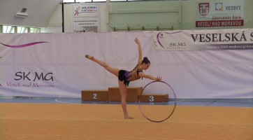 Dva dny patřila sportovní hala ve Veselí moderní gymnastice