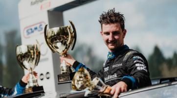 Březík ovládl Rallysprint Kopná, vyhrál s obrovským náskokem 