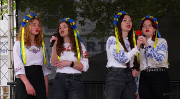 Ukrajinské světlo bylo poděkováním za pomoc v nouzi