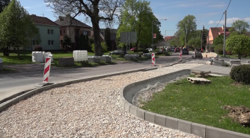 Bezpečnost cyklistů a obyvatel Hrádku zvýší budovaný úsek cyklostezky