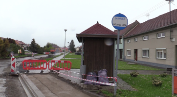 Zlínský kraj opravuje průtah místní částí Lhota