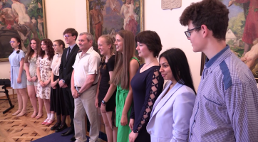 Žáci převzali ocenění za příkladnou reprezentaci