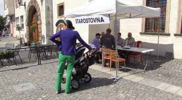 Starostovnu střídalo setkání s občany