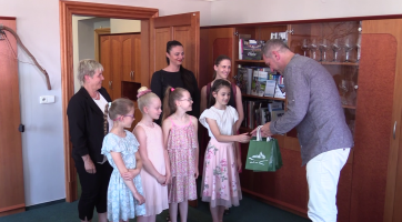 Veselský starosta poblahopřál úspěšným gymnastkám