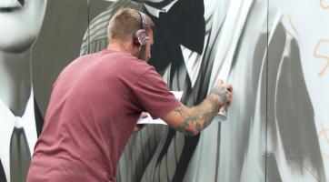 Město zdobí další unikátní graffiti