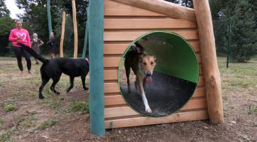 Pejskaři i jejich mazlíčci se radují z nového hřiště