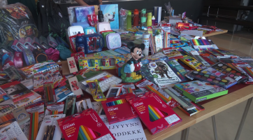 Zaměstnanci Zlínského kraje uspořádali sbírku školních potřeb