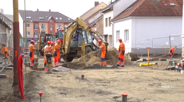Rekonstrukce ulice Pravoslava Veselého je rozdělená do tří etap