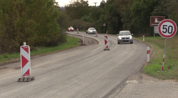 ŘSD opravuje úsek silnice I/54 z Kyjova do Vlkoše