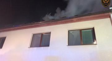 V Prakšicích v noci hořel rodinný dům. Škoda je vyčíslena na půl milionu korun