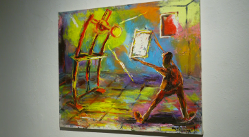 V Galerii Slováckého muzea zahájili první retrospektivní výstavu Tomáše Měšťánka