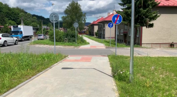 Ve vsetínské Rokytnici se buduje další úsek cyklostezky