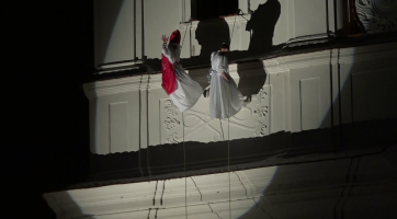 Městem chodil Mikuláš se svou družinou