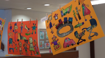 Děti kreslily a malovaly pro dobrou věc