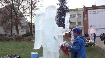 Náměstí ve Zlíně navštívil anděl